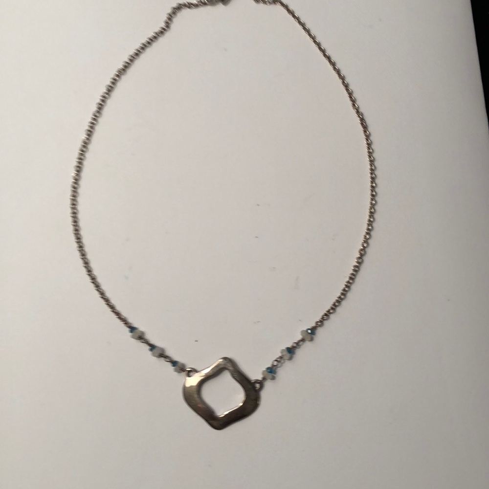 Sterling silver necklace.